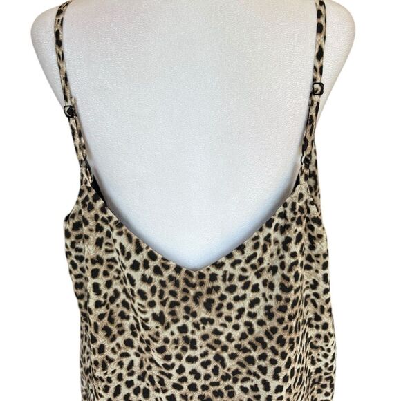 Torrid Satin Leopard Print Spaghetti Strap Top Womens Size 2X - Picture 5 of 11